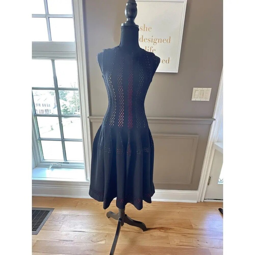 Alaïa Wool Mid-Length Dress